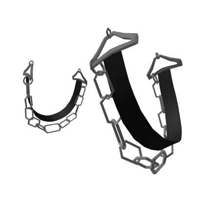 Black Waist Strap Y2K