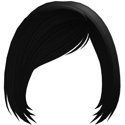 ♡ : black kawaii punk side bangs