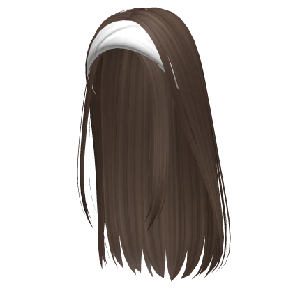 Preppy Trendy Headband Brown Hair
