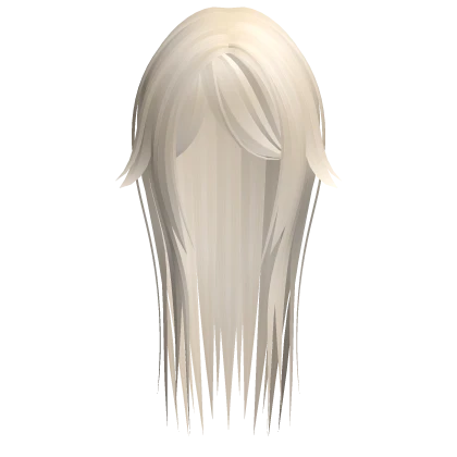 ♰ horror protagonist wispy emo hair blonde