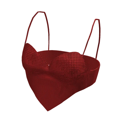 Red Glitter Heart Top