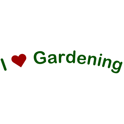 I ❤️ Gardening Sign