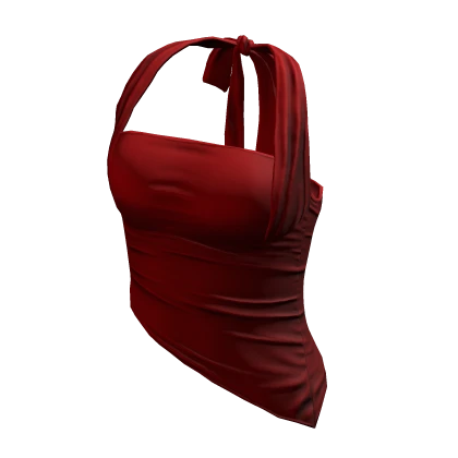 Tube Top Red Short Tight Baby Baddie Tee Shirt Y2K