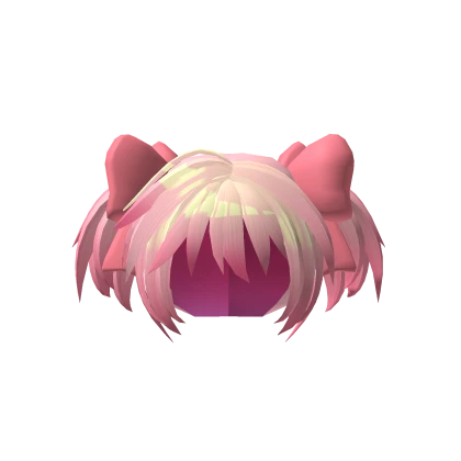 [ORIGINAL] Madoka pink pigtails anime cutecore