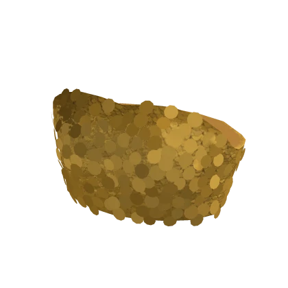 Glam Party Sequin Glitter Bandeau Top - Gold