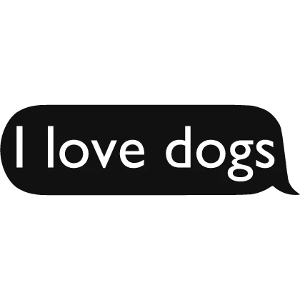 i love dog