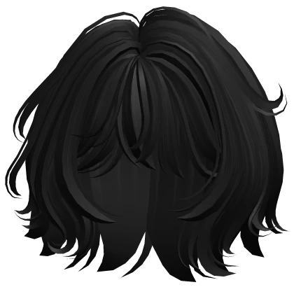 Kawaii Short Fluffy Bob (Black)