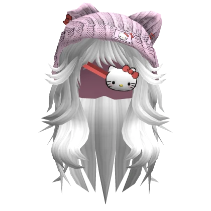Hello Kitty Matching Hair w Eye Patch