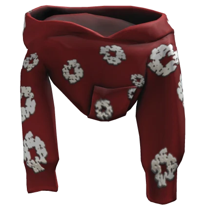 [3.0] Red Denim Tears Shoulder Hoodie