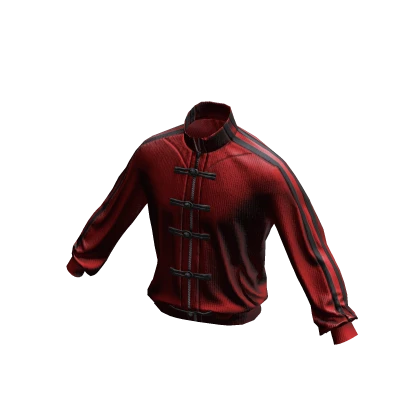 Red Tang Dynasty Sporty Tracksuit