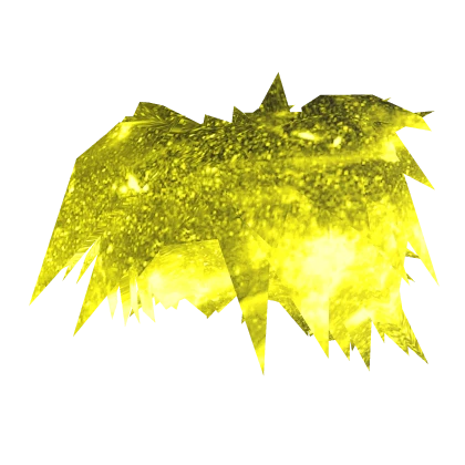 Yellow Galaxy Space Scene Hair