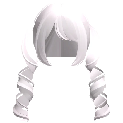 ♡ : long low cute curled doll pigtails in pink