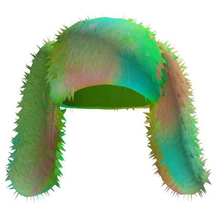 Fur Bunny Hat (Neon)