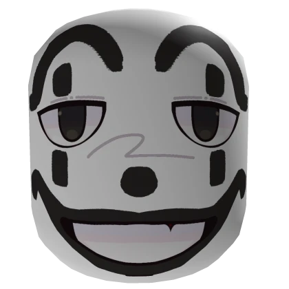 Goth Clown Grin [Institutional White]