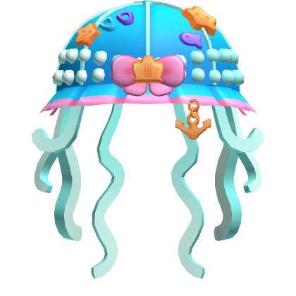cute kawaii kidcore decora sea jellyfish hat