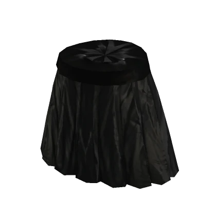 Vinyl Skirt [Black]