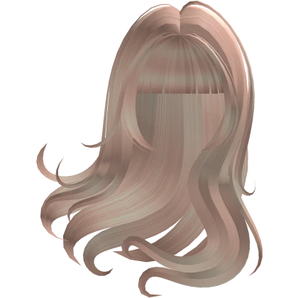 Windy blonde flowing anime hair