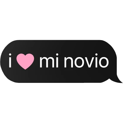 i heart mi novio texto