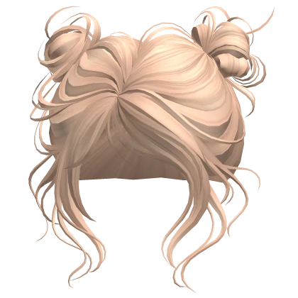 Blonde Cute Wavy Buns