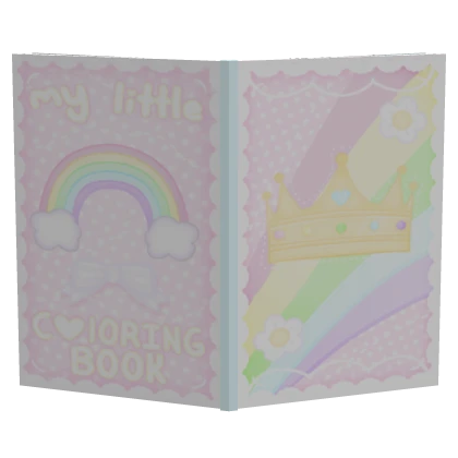 ꒰ · sweet little rainbow coloring book