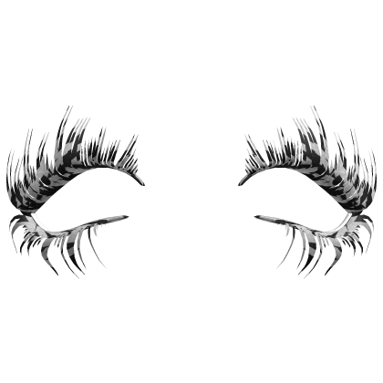 gyaru dramatic lashes (zebra) 