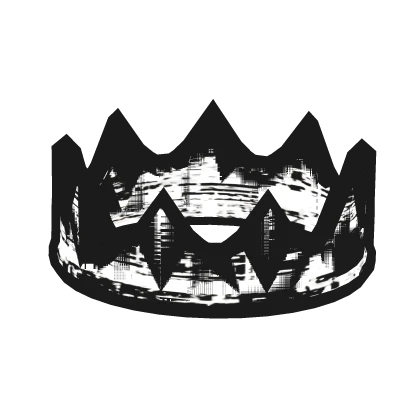 White Animated Glitch Crown