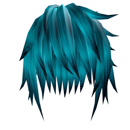 Blue Anime Scene Emo Punk Hair