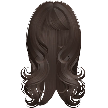long dreamy wavy flowy hairstyle in brown 