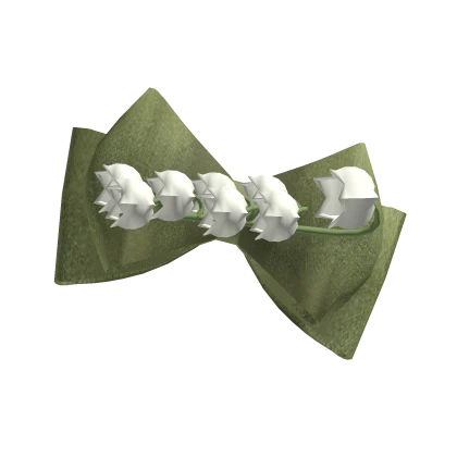 ✽ igari mori kei lily of the valley bow in green