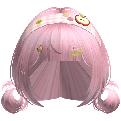 Igari Apple Messy Twin Buns (Pink)