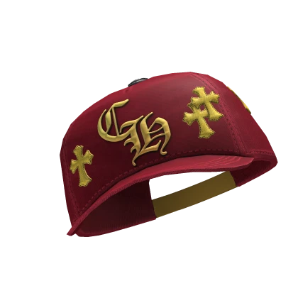 Chrome Hearts Cross Patch Baseball Hat | Tilted