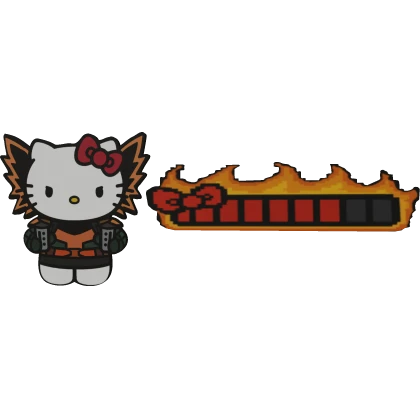 Bakugo x Hello Kitty | Health Bar