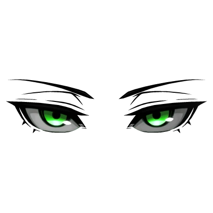 Anime Eyes Green