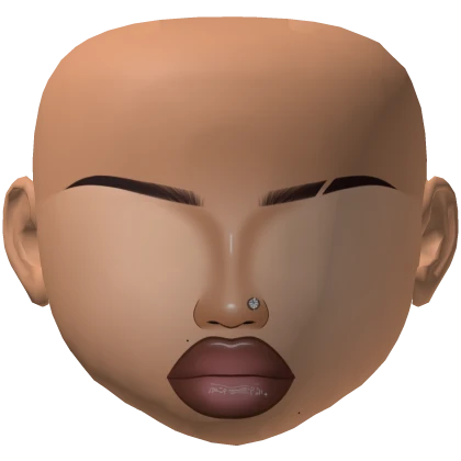 Baddie Latina Girl Mesh Makeup Gloss lips lashes