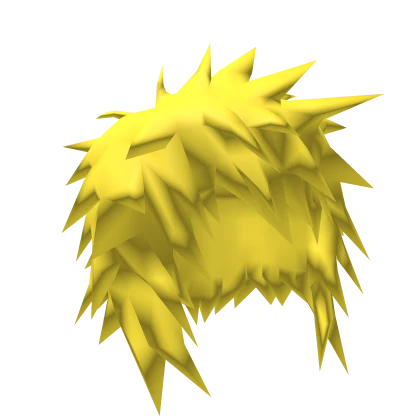 Yellow Messy Hair