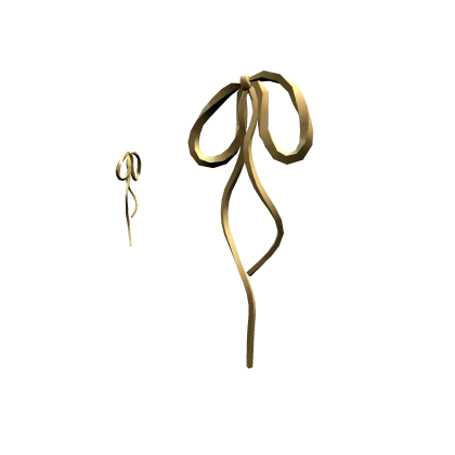 Bow Earrings [Gold]