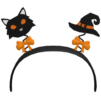 Halloween orange witch boppers