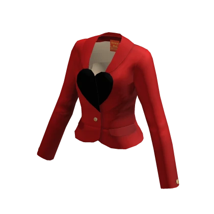 Heart Jacket in Red
