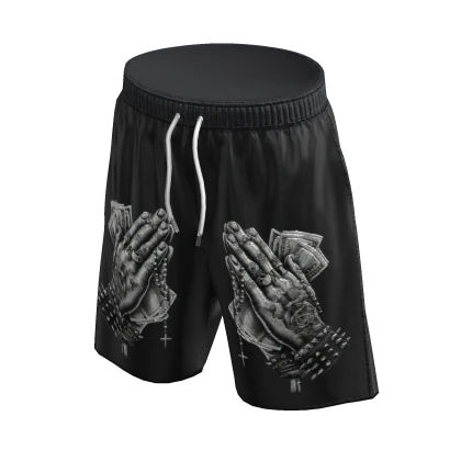 Money Hands Streetwear Shorts