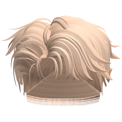 Blonde - Parted Short Fade, Light Bangs