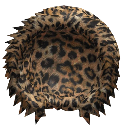 Fuzzy Leopard Hood 