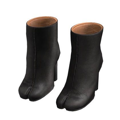 Tabi Black Boots