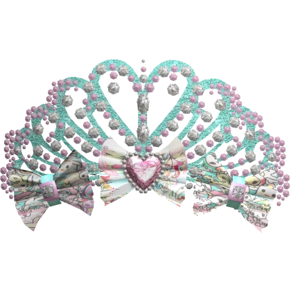 Tokidoki Gyaru Princess Tiara Baby Pink Bow Y2K