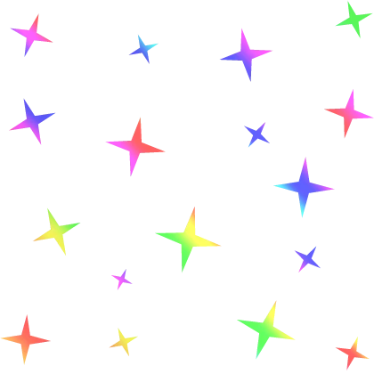 bling aura rainbow