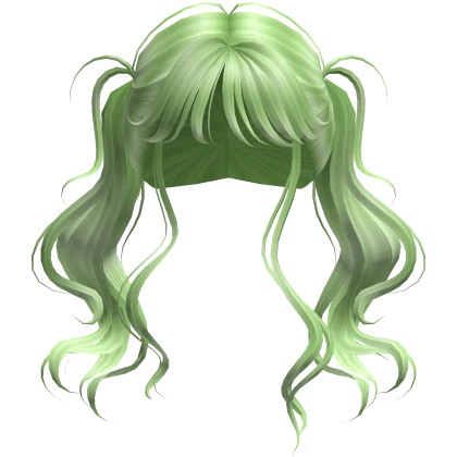 ʚɞ Green Fairy Cute Messy Anime Pigtails