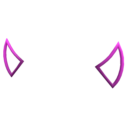 Outlined Horns Pink