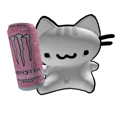 Strawberry Monster Silly Cat