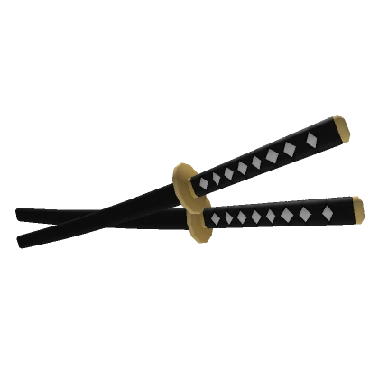 Traditional Sheathed Dual Katana Set [Left Hip]