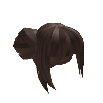 Brown Anime Hair Bun