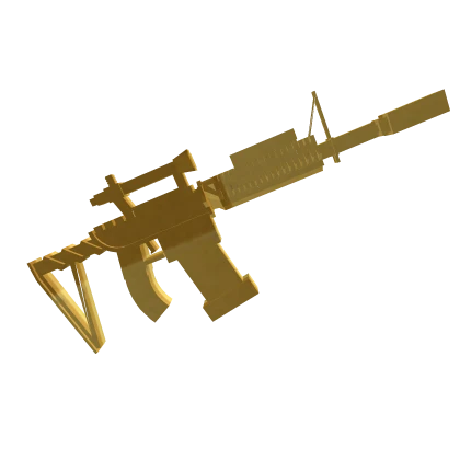 Gold Pixel-Bit Scoped Rifle